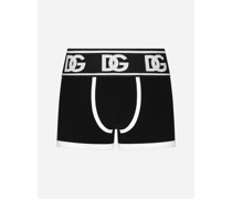 Two-way stretch jersey boxers with DG logo