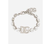 Armband mit Strasssteinen und DG-Logo