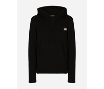 Pullover mit Kapuze aus Wolle und Kaschmir