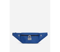 Gürteltasche aus Nylon mit Logoplakette