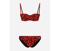 Balconette-Bikini Leoprint
