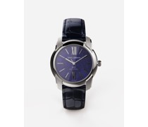 UHR DG7 AUS STAHL MIT LAPISLAZULI