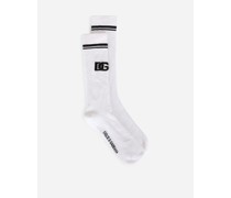 Cotton jacquard socks with DG logo
