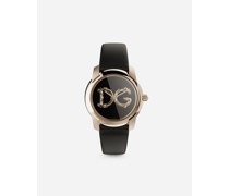 ARMBANDUHR DG7 BAROCCO MIT ARMBAND AUS SCHWARZEM SATIN