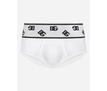 Slip Brando gerippte Baumwolle mit DG-Logo