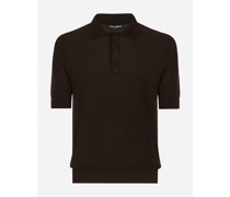 Poloshirt Baumwolle mit Logo-Etikett