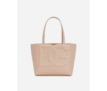 Kleiner Shopper DG Logo Bag aus Kalbsleder