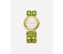 Uhr Anna aus Gelbgold 18 kt mit Peridoten