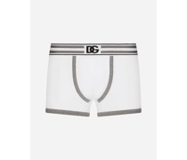 Boxershorts Regular aus bi-elastischem Jersey mit DG-Logo