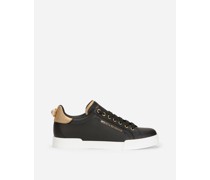 Portofino sneakers aus kalbsnappaleder mit lettering