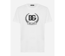Kurzarm-T-Shirt aus Baumwolle DG-Print