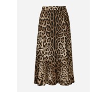 Tellerrock aus Cady Leoprint