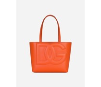Kleiner Shopper DG Logo Bag aus Kalbsleder