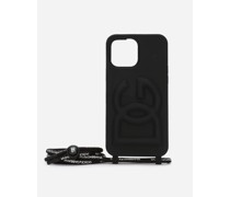 Cover iPhone 13 Pro Max aus Gummi mit Relieflogo