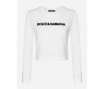 Langarm-T-Shirt mit Dolce&Gabbana-Logo