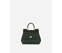 Kleine Sicily-Handtasche aus Dauphine-Kalbsleder
