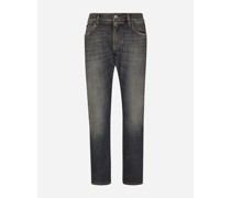 Jeans Slim Stretch hellblau gewaschen
