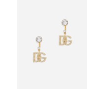 Ohrringe mit DG-Logo und Strass
