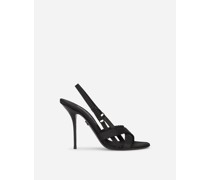 Sandalette aus Satin