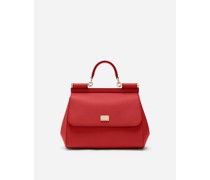 MITTELGROSSE TASCHE SICILY AUS DAUPHINE-LEDER