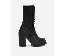 Stiefelette aus Stretchjersey mit DG-Logo allover