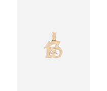 Good Luck-Charm aus Gelbgold