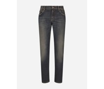 Jeans Regular Stretch blau gewaschen