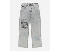 5-Pocket-Jeans aus Denim mit Logo DG VIB3
