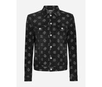 Jacke Baumwollstretch Jacquard DG Monogram