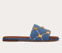 Valentino Garavani FLACHE SLIDE-SANDALEN ROMAN STUD aus  Frau