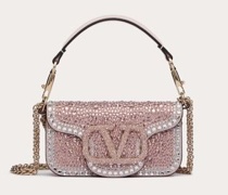 Valentino Garavani KLEINE LOCÒ SCHULTERTASCHE mit STRASS Frau  UNI