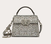 Valentino Garavani MINI-HANDTASCHE VSLING mit SPARKLING-STICKEREI Frau  UNI