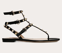VALENTINO GARAVANI Flache Dianetten Rockstud aus Kalbsleder% Pelle Di Vitello - Bos Taurus