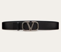 Valentino Garavani GÜRTEL VLOGO SIGNATURE aus KALBSLEDER  MM Mann  0