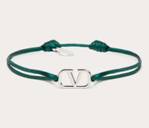 Valentino Garavani ARMBAND VLOGO SIGNATURE aus BAUMWOLLE Mann  UNI