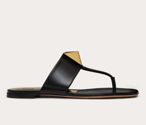 Valentino Garavani FLACHE ZEHENSANDALEN ONE STUD aus KALBSLEDER Frau