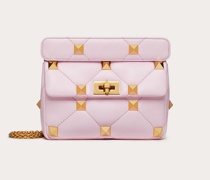 VALENTINO GARAVANI Mittelgroße Tasche Roman Stud The Shoulder Bag aus Nappaleder mit Kettenriemen