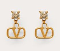 Valentino Garavani OHRRINGE VLOGO SIGNATURE aus METALL mit SWAROVSKI®-KRISTALLEN Frau  UNI