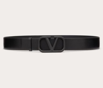 Valentino Garavani GÜRTEL VLOGO SIGNATURE aus KALBSLEDER Mann  0