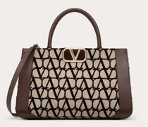 Valentino Garavani MITTELGROẞE VLOGO SIGNATURE TOILE ICONOGRAPHE HANDTASCHE Frau  UNI