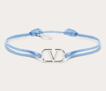 Valentino Garavani ARMBAND VLOGO SIGNATURE aus BAUMWOLLE Mann  UNI