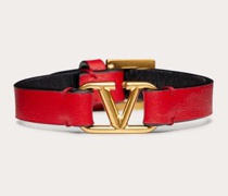 Valentino Garavani ARMBAND VLOGO SIGNATURE aus KALBSLEDER Frau  UNI