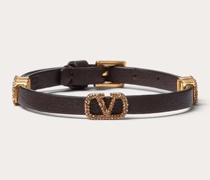 Valentino Garavani ARMBAND VLOGO SIGNATURE aus LEDER Frau  UNI