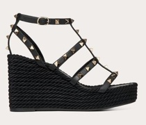 Valentino Garavani WEDGES ROCKSTUD aus KALBSLEDER mit RIEMEN und  MM-ABSATZ Frau