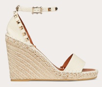 VALENTINO GARAVANI Wedges Rockstud Double aus gekörntem Kalbsleder mit  Mm-absatz