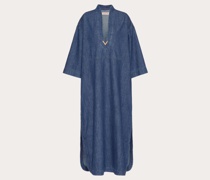 Valentino KAFTAN aus BLUE CHAMBRAY  Frau