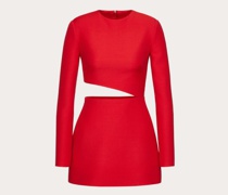 Valentino KURZES CREPE COUTURE KLEID Frau