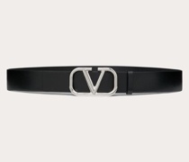 Valentino Garavani GÜRTEL VLOGO SIGNATURE aus KALBSLEDER  MM Mann  0