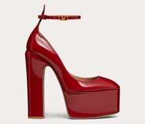 VALENTINO GARAVANI Pumps  Tan-go aus Lackleder mit Plateausohle und 155 Mm-absatz