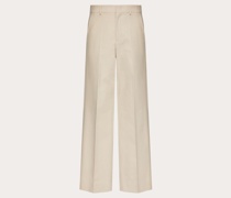 VALENTINO Hose aus Baumwollgabardine